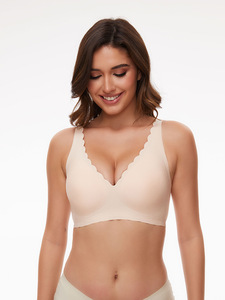 حمالات صدر نسائية بدون أسلاك داخلية حمالة صدر داعمة لاسلكية لرفع الصدر بتغطية كاملة حمالة صدر مريحة تي شيرت صدرية - Product Image 4