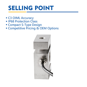 <span class=keywords><strong>TSH</strong></span> 500kg S tipo tensione e compressione cella di carico lega di acciaio costruzione ad alta precisione per gru bilance e forza di misurazione - Product Image 4