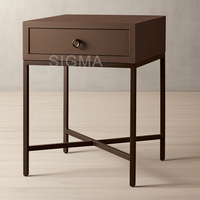 Mobilier d'intérieur pour lit moderne en bois Lit personnalisé Mobilier de chambre en bois avec auvent en tissu Lit