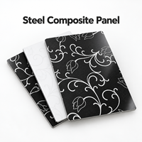 Panneau composite en acier blanc revêtu de PE, longueur personnalisée, pour revêtement de plafond commercial