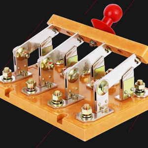 Interrupteur-sectionneur Delixi HD11 100/38 à projection simple et double 4P 1000 plaque de verre 200 plaque plastique - Product Image 1