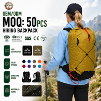Sac à dos d'hydratation imperméable à enroulement sans cadre 27L, durable et polyvalent pour la randonnée