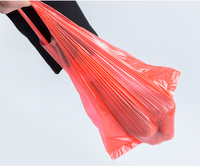 Vente Directe Usine – Sac de Transport Gilet en Plastique Noir Personnalisé pour Emballage de T-Shirts avec Impression Héliogravure pour Supermarché