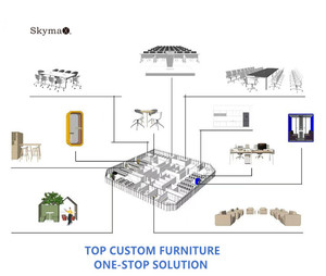 Chaise longue surdimensionnée Skymax Furniture, mobilier en cuir artisanal de luxe, bois occidental, tissu, <span class=keywords><strong>canapé</strong></span> de bureau, fauteuil de maison - Product Image 3