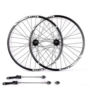 Juego de ruedas de <span class=keywords><strong>bicicleta</strong></span> de montaña <span class=keywords><strong>26</strong></span>/27.5/29 pulgadas 32H 120 clics llanta de aleación de aluminio freno de disco a través del eje rueda de <span class=keywords><strong>bicicleta</strong></span> de liberación rápida - Product Image 5