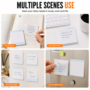 Design Custom Printed Cute Sticky Notes Self‑Adhesive Premium Paper <b>Memo</b> <b>Pads</b> for School Office Desk Journal Stationery Supplies - Product Image 3