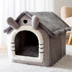 Cama Plegable para Perros, Caseta, Alfombra para Perros Pequeños y Medianos, Gatos, Invierno, Cálida, Nido para Gatos <span class=keywords><strong>Chihuahua</strong></span>, Productos para Mascotas, Cesta, Cueva para Cachorros, Sofá - Product Image 6