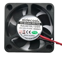 Aideco lr 4010 Axial fluss schalter Mini 12V 5V DC BLDC Micro DC Lüfter Hoch CFM 24V 12V Computer Kupfer kühler Strom