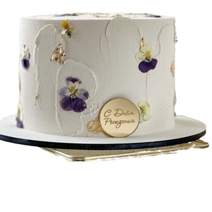 Decoración de pastel acrílica con miel y dulzura, adorno ruso de feliz cumpleaños para decoraciones de fiestas de cumpleaños - Product Image 4