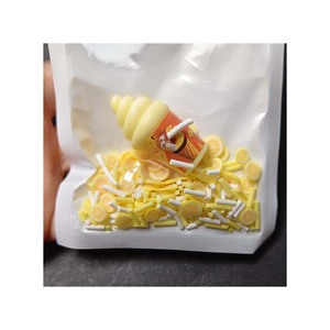 Vente chaude Simulation Crème Glacée Cône Résine Charmes Citron Polymère Argile Tranches Pour Slime Filler Fabrication de Bijoux Accessoire - Product Image 2