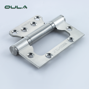 OULA <span class=keywords><strong>Charnière</strong></span> de porte papillon encastrée moderne premium en acier inoxydable de 4 pouces, ouverture à <span class=keywords><strong>180</strong></span> <span class=keywords><strong>degrés</strong></span>, couleur personnalisable, 2 billes, extérieur, 3 mm - Product Image 2
