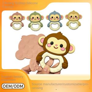 <span class=keywords><strong>Mordedor</strong></span> de Silicona de Grado Alimenticio para Bebés, Diseño de <span class=keywords><strong>Mono</strong></span>, para la Dentición, de 0 a 24 Meses - Product Image 3