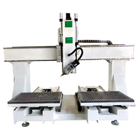 Routeur de travail du bois 4 axes pour PLC Syntec avec broche de 9,0 kW pour chaises en contreplaqué courbé et fabrication de moules 3D