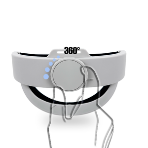 Accessoire VR réglable amélioré PU Confort Poids réduit Pas de pression Sangle de tête pour <span class=keywords><strong>Meta</strong></span> <span class=keywords><strong>quest</strong></span> <span class=keywords><strong>2</strong></span> - Product Image 2