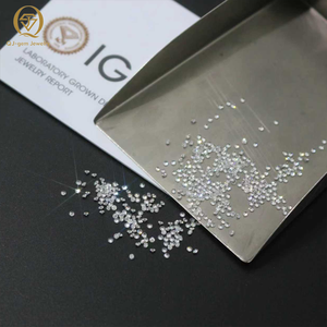 Diamant en vrac 0,8-3 mm, petit diamant rond cultivé en laboratoire, clarté VVS-VS, couleur DEF, composants de bijoux, 1 sac/ct - Product Image 3