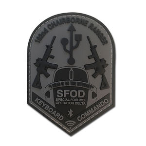 Patch tactique sportif en caoutchouc 3D PVC pour vêtements d'extérieur, à décorer avec un badge à crochet - Product Image 4