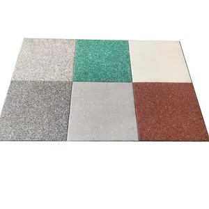 Azulejo sintético EPDM para patio de juegos, absorción de impacto, suelo de baloncesto de goma para garaje, novedad