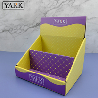 Boîte d'affichage en carton avec impression de logo personnalisé pour les produits en sachet de chocolat et de collations