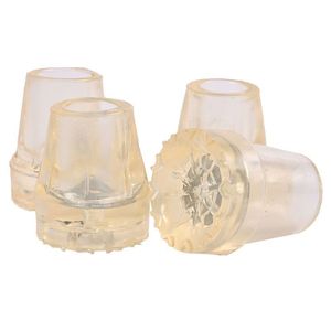 Patins antidérapants uniques en caoutchouc pour bâtons de marche, accessoires pour bâtons de randonnée, base silencieuse pour canne - Product Image 4