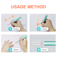 Stylo Détachant Permanent Portable pour Vêtements, avec Logo et Emballage Personnalisés