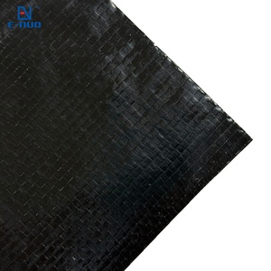 Tissu tissé en PE noir imperméable, membrane HDPE étanche pour l'aquaculture, bassin à poissons, bassin à racines de lotus, <span class=keywords><strong>anti</strong></span>-fuite - Product Image 3