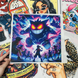 Vinyle thermocollant tendance à la vente chaude avec transferts DTF, autocollants personnalisés pour t-shirts, design de transfert DTF prêt à être pressé sur les t-shirts - Product Image 3