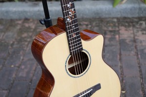Premium Factory Sale 41 Inch Solid Wood Acoustic Guitar Spruce <b>Top</b> Mahogany Back Sides Fingerboard Okoume DS-60G - Product Image 3