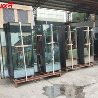 Verre de construction réfléchissant double vitrage verre isolant mur-rideau fenêtre personnalisée bon prix verre bombé