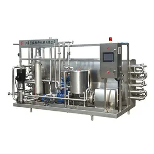 soy milk/oat milk/coconut milk pasteurization, UHT sterilization machine from factory