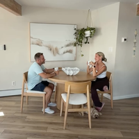 Table à manger ovale extensible en bois massif, moderne, écologique, imperméable, assemblée, multifonctionnelle, pour la maison, le restaurant, les conférences