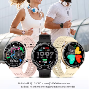 Reloj Inteligente KC100 con GPS, Monitor <span class=keywords><strong>de</strong></span> Frecuencia Cardíaca, Presión Arterial, Monitoreo <span class=keywords><strong>de</strong></span> Salud, Resistente al Agua 1ATM, Rastreador <span class=keywords><strong>de</strong></span> Actividad Física y Deportiva - Product Image 3