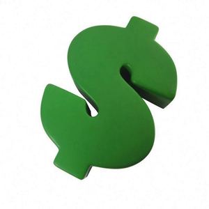 Jouets anti-stress en forme de signe dollar en PU avec logo personnalisé pour le marketing, vente en gros - Product Image 4
