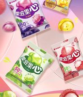 Bonbons pelés Voguepassion aux saveurs variées de fruits, lychee, raisin, thé vert, etc. Bonbons mous aux saveurs variées