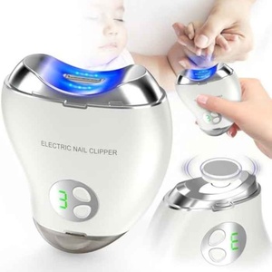 เครื่องตัดเล็บนิรภัยแบบชาร์จ USB สำหรับเด็กทารก เด็ก ผู้สูงอายุ 3 ระดับความเร็ว พร้อมหน้าจอ LCD ดิจิตอล เครื่องตัดเล็บไฟฟ้าอัตโนมัติ - Product Image 1