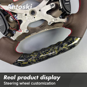 Volante de Fibra de Carbono Forjado Real para Interior de Automóvil Personalizado con Pantalla LED Inteligente para <span class=keywords><strong>Ford</strong></span> <span class=keywords><strong>Mustang</strong></span> GT <span class=keywords><strong>Shelby</strong></span> 2000-<span class=keywords><strong>2004</strong></span> - Product Image 5