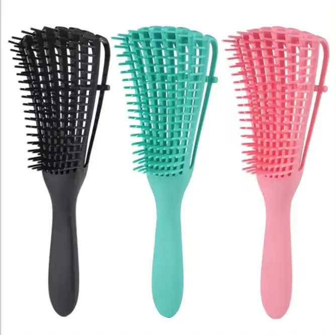 Escova de cabelo 3D profissional para penteados, ferramenta popular para pentear cabelos, pente calmante para cuidados com o couro cabeludo, desembaraçador