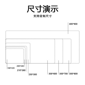 Sanxing Rubber <b>Mouse</b> Pad 800x400mm Cartoon Calendar Gaming Desk Mat - Product Image 5