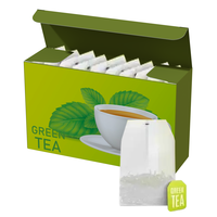 Emballage de thé vert, film brillant, design original, petit sachet de thé, boîte en papier, boîte de café instantané, boîte de thé au lait, dégradable