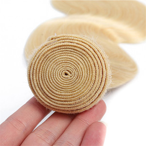 613 Bó Tóc Vàng Gợn Sóng Cơ Thể Bó Tóc Thật 613 Chưa Qua Xử Lý 613 Haiar Nga Nguyên Bản - Product Image 2