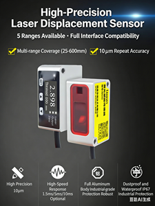 Sensor Jarak Laser Difus Presisi Tinggi Deteksi 4m Output RS485 Perlindungan IP65 Repeatability 1-<span class=keywords><strong>um</strong></span> - Product Image 5