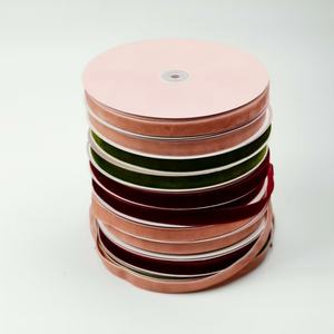 Cintas de Terciopelo Hechas a Mano para Envolver Regalos de Boda, Accesorios de Ropa - Cinta Duradera y Ecológica para Arte Floral, Lazos Hechos a Mano, Manualidades - Product Image 1