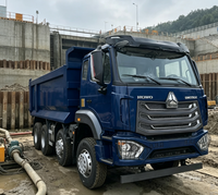 Truk Tambang HOWO NX 8x4 Bekas, Bak Kargo Baja Mangan Tebal, 351-450HP, Emisi Euro 2, Kapasitas Muatan >50T, Mesin Weichai