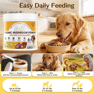 Complément alimentaire en poudre 5 en <span class=keywords><strong>1</strong></span> <span class=keywords><strong>pour</strong></span> animaux de compagnie avec chardon-marie, poudre nutritionnelle <span class=keywords><strong>pour</strong></span> chiens et chats, étiquette privée OEM disponible, 120g - Product Image 2