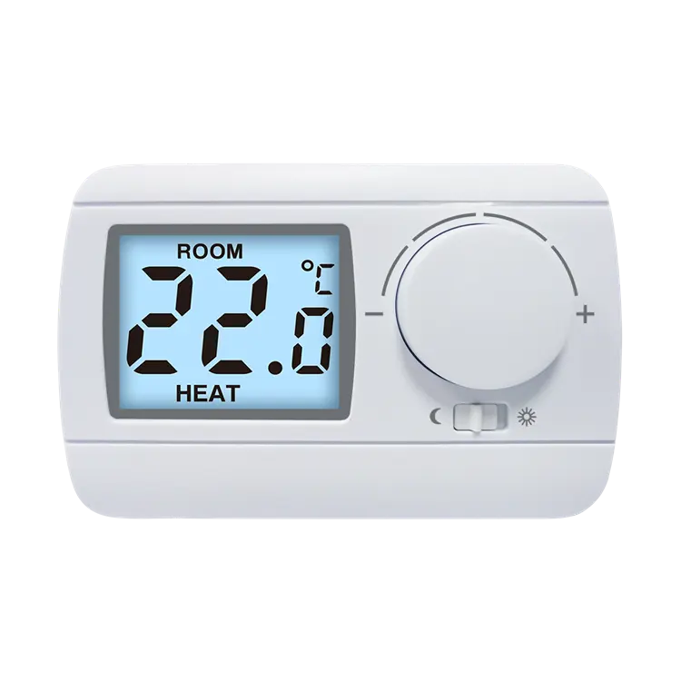 New Style White 230V Digital Non-programmable Heating Smart Thermostat for Gas Boiler