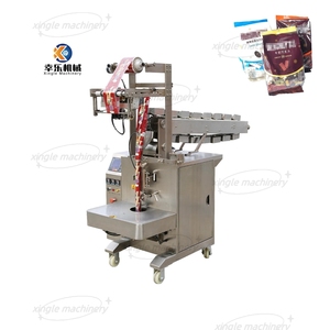 เครื่องบรรจุภัณฑ์อเนกประสงค์สแตนเลสสำหรับบรรจุข้าวโพดคั่ว ฟิล์ม PVA แบบอัตโนมัติ บรรจุอาหารอุตสาหกรรม ถั่ว ขนมขบเคี้ยว มันฝรั่งทอด - Product Image 3