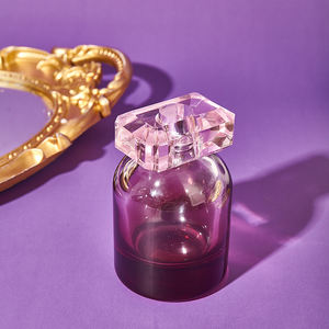 Botella de Perfume de Vidrio Cilíndrica de 100 ml de Alta Calidad al por Mayor con Tapas - Product Image 3