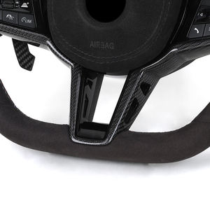 Volante Deportivo Completo en Alcántara para <span class=keywords><strong>BMW</strong></span> G20 G22 G30 G31 G42 G80 M3 G82 M4 G87 M2 F90 M5 M340i M440i, Mejora de Rendimiento - Product Image 3