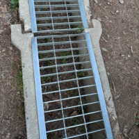 Grilles en acier de style I à prix bas, couvercles de drainage en acier, grilles de sol en acier pour allées