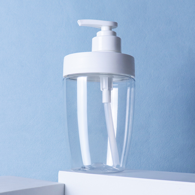 Tappo bianco + bottiglia trasparente