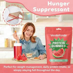 Gomitas de Proteína de Colágeno Antienvejecimiento con Mezcla de Sandía y Extractos Herbales, Suplemento Profesional para Cabello y Piel de Marca Privada - Product Image 3